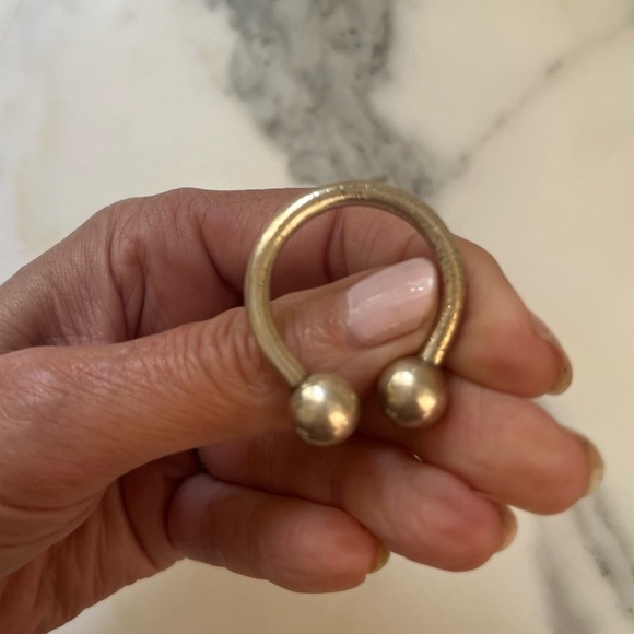 Vintage Tiffany & Co. Silver Classic Ball Keychain Keyring - Picture 3 of 3